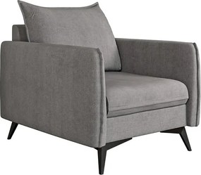 Sivé kreslo Juli Bis – Ropez