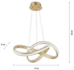 Paul Neuhaus 8291-12 - LED Stmievateľný luster na lanku MELINDA LED/30W/230V