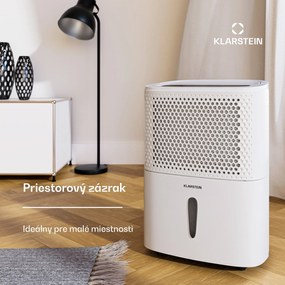 Klarstein DryFy 10L odvlhčovač, 10 l/deň, 12m², 80 m³/h, časovač, nádrž na vodu, mobilný