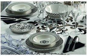 18-dielna súprava porcelánových tanierov Brandani Alhambra