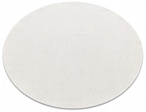 Kusový koberec Decra biely kruh 150cm
