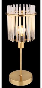 Globo 15698TM - Stolná lampa GORLEY 1xE14/40W/230V pr. 15 cm zlatá
