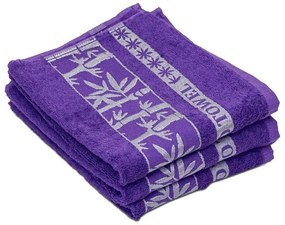 2x Bambusový uterák BAMBOO fialový