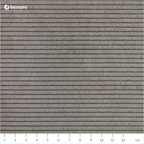 Čalúnená jednolôžková posteľ taupe s úložným priestorom s matracom 120x200 cm Avela – Bonami Selection