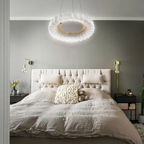 Toolight Toolight, LED stropné svietidlo 40cm, 24W, 4000K, 2500lm, MS018-CP, ružové zlato, OSW-09630