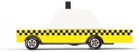 Candylab Drevené autíčko Candycar Žltý taxík