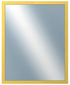 DANTIK - Zrkadlo v rámu, rozmer s rámom 80x100 cm z lišty RETRO žltá (2533)