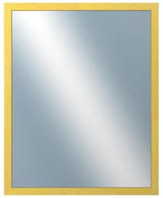 DANTIK - Zrkadlo v rámu, rozmer s rámom 80x100 cm z lišty RETRO žltá (2533)