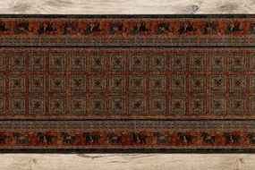 Behúň KASHQAI 4301/501 zelený / terakota