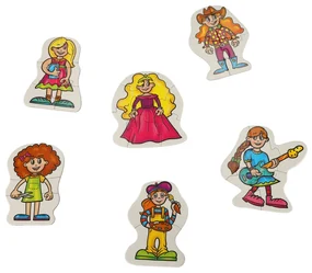 KIK ALEXANDER Puzzle pre batoľatá - dievčatá