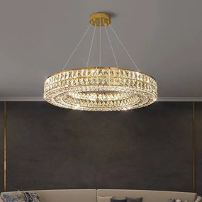 Toolight Toolight, LED stropné svietidlo 60cm APP1568-CP, zlatá, OSW-06979