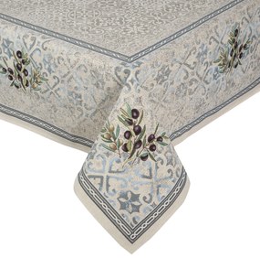 GOBELÍNOVÝ OBRUS OLIVE 140X180 CM VZOROVANÝ