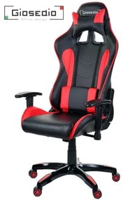 Sammer Značková herná stolička v červenej farbe GSA041