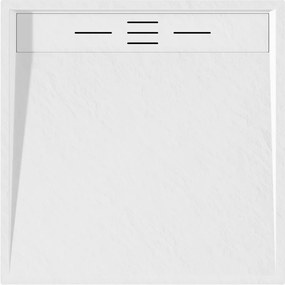 Mexen Amon, SMC štvorcová sprchová vanička 90 x 90 cm, biela, 4F109090