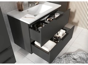 Antracitovosivá kúpeľňová zostava Crandon – Germania