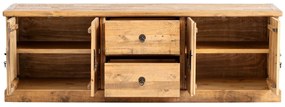 furniture-nabytek.cz - Masívny TV stolík Laredo z borovice, lakovaný, prírodná farba