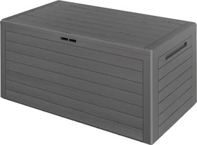 Záhradný úložný box Mosley 280 L sivý