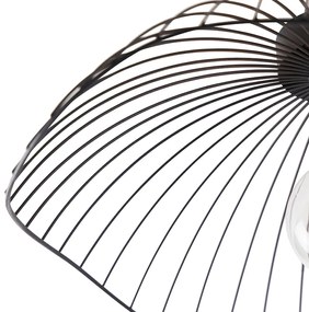 Dizajnové stropné svietidlo čierne 50 cm - Pua