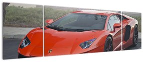 Obraz červeného Lamborghini