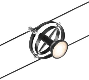 Paulmann 94440 - SADA 5xGU5,3/10W Bodové svietidlo CARDAN 230V čierna