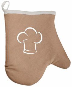 Kuchynská rukavica Chef EMI, hnedá