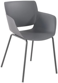 Stolička Alpena - tmavo šedá