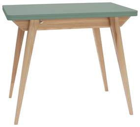 Rozkladací jedálenský stôl so zelenou doskou 65x90 cm Envelope – Ragaba