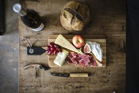 GENTLEMEN'S HARDWARE Sada doštičky, vývrtky a noža Cheese & Wine
