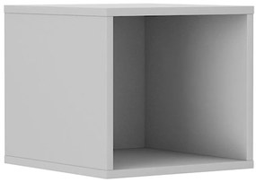 Nadstavec na skriňu otvorené Malta svetlosivá (114)