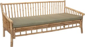 Bambusová záhradná pohovka v béžovo-prírodnej farbe Sole – Bloomingville