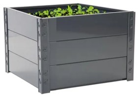 Trestles Kovová vyvýšená posteľ Lil - čierna