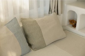 Ľanová obliečka na vankúš Kaisla 50x60, ľan-modrý