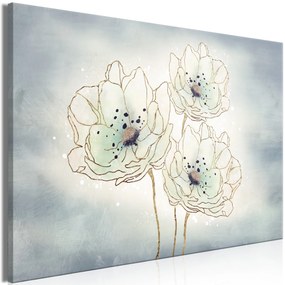 Artgeist Obraz - Ocean Flowers (1 Part) Wide Veľkosť: 120x80, Verzia: Premium Print