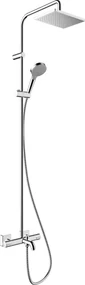 Hansgrohe Vernis Shape, sprchový systém 230 1jet s vaňovým termostatom, chrómová, HAN-26284000