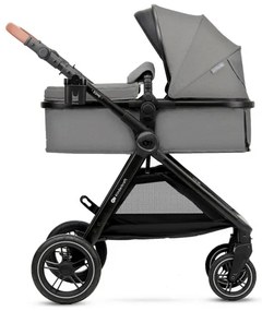 KINDERKRAFT - Kombinovaný kočík 3v1 ESME Moonlight grey + autosedačka MINK PRO