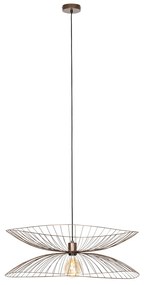Dizajnové závesné svietidlo bronzové 66 cm - Pua