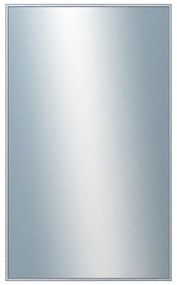 DANTIK - Zrkadlo v rámu, rozmer s rámom 60x100 cm z lišty Hliník strieborná drásaná (7269218)