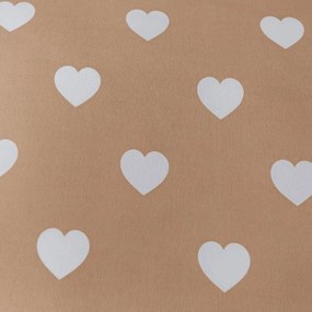 Obliečky z mikrovlákna CARAMHEART hnedé Rozmer obliečky: 2 ks 70 x 90 cm | 200 x 220 cm