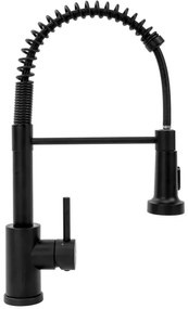 REA-B4820 - Drezová batéria s výsuvnou sprchou COLIN 42,5 cm čierna