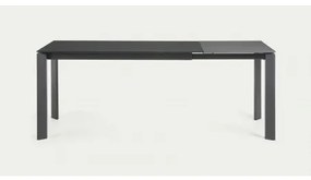 AXIS GLASS GREY rozkladací jedálenský stôl 140 (200) cm