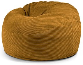 Menčestrový sedací vak v horčicovej farbe Om 110 – SLOWDOWN