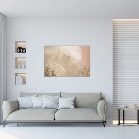 Obraz - Ružový spln (90x60 cm)