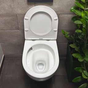 Závesná WC misa so SoftClose sedadlom REA CARLO MINI biela