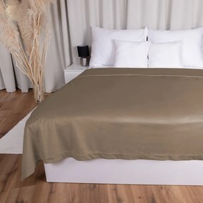 Biante Zamatový prehoz na posteľ Velvet Prémium SVP-034 Kávovo hnedý 140x220 cm