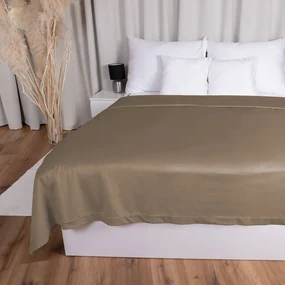Biante Zamatový prehoz na posteľ Velvet Prémium SVP-034 Kávovo hnedý Na mieru