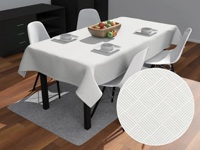 Biante Telfónový obdĺžnikový obrus Milano TF-049 - smotanový 100x140 cm