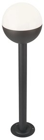 PLX Vonkajšia stojacia lampa ST. CATHARINES, 1xE27, 60W, 80cm, čierna, IP44