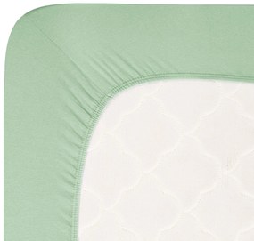 4Home jersey prestieradlo Luxury zelená, 180 x 200 cm