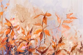 Obraz - Maľované kvety (90x60 cm)
