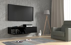 TV stolík/skrinka Banksy 140 (čierna). Akcia -19%. Vlastná spoľahlivá doprava až k Vám domov. 1124900